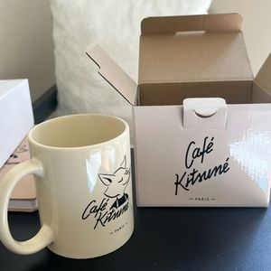 MAISON KITSUNÉ CAFE KITSUNE FOX coffee MUG Brand New 2024 New collection